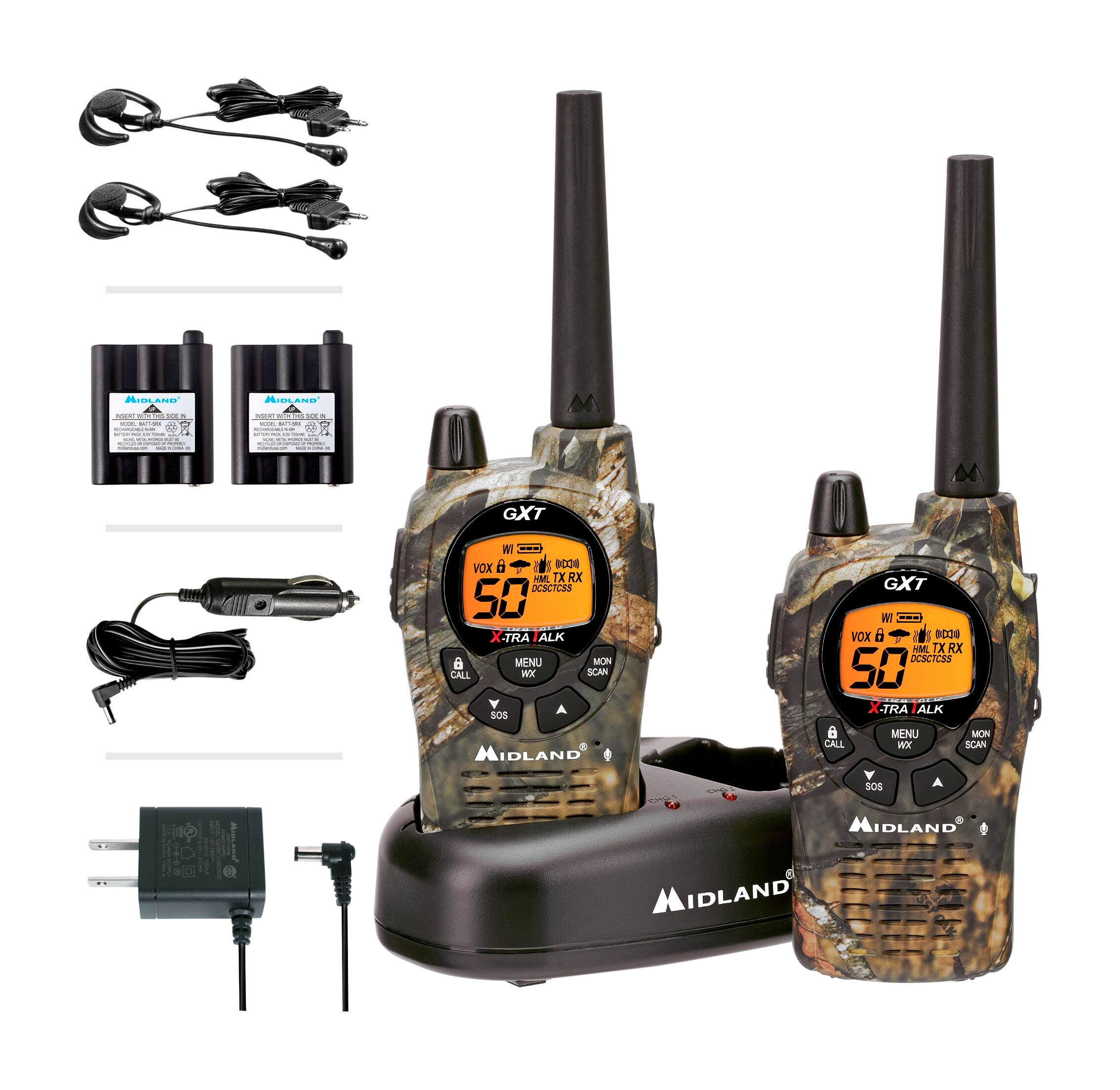 Midland GXT1050 Two-Way Radio, Camouflage | School Specialty